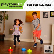 Load image into Gallery viewer, Playzone-fit Wack-a-Tag - Set of 3 Colorful Whack a Mole Pop Up Toys - Great Indoor &amp; Outdoor Active Play Toys for Toddlers and Kids Ages 18 Months+
