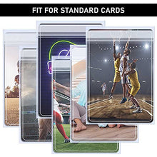 Load image into Gallery viewer, HOMTHY Toploaders Cards Sleeves Bundle for Trading Cards, 100 Toploaders and 200 Soft Penny Card Sleeves Fit for Standard Cards, Sports Cards, MTG, YUGIOH Cards
