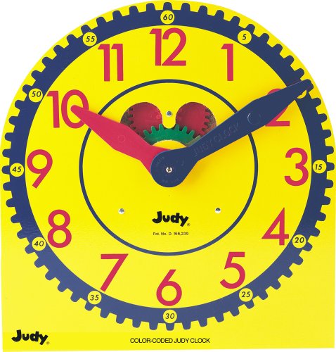 Carson Dellosa Education Color-Coded Judy Clock