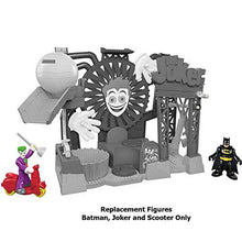 Load image into Gallery viewer, Fisher Price IMAGINEXT Replacement Figures Batman Joker and Scooter
