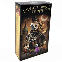 Load image into Gallery viewer, BSWL 78 CardsEvil Moon Tarot, Predicting The Fate of The Future Game Deck Tarot Board Game Playing Cards Evil Moon Tarot Divination Card,Tarot Cards+Bags
