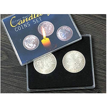 Load image into Gallery viewer, ZQION Candlelight Coins Set Magic Tricks Morgan Coin Appear / Disappear Magia Magician Close Up Illusions Gimmick Props Mentalism Fun
