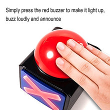 Load image into Gallery viewer, MyMealivos XL Buzzer Alarm Button with Sound and Light Trivia Quiz Game (2X)

