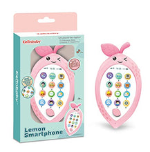 Load image into Gallery viewer, Little Bado Musical Baby Cell Phone Toy for Baby Teething Game Fruit Baby Musical Toys for Early Learning Educational Baby Light Up Toy Play Phones for Toddlers Toys Xmas Gifts for 2 3 Years Old Pink
