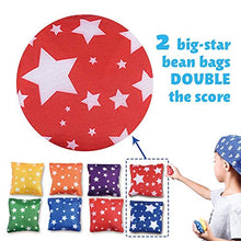 Load image into Gallery viewer, RaboSky Small Bean Bags for Kids Tossing Game, Mini Beanbags Cornhole Toy, Toss Game for Toddler Preschool Prek Daycare Supplies Classroom Circle Time Home Schooling Outdoor Activities
