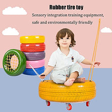 Load image into Gallery viewer, Swing Rubber Tire Swing for Children, Color Real Tire Toys for Kindergarten, 150kg (Color : Red)
