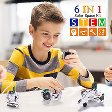 Load image into Gallery viewer, AESGOGO STEM Projects for Kids Ages 8-12 , Solar Robot Toys 6-in-1 Science Kits DIY Educational Building Space Toy , Christmas Birthday Gifts for 7 8 9 10 11 12 13 Year Old Boys Girls Teens.
