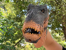 Load image into Gallery viewer, King Kong Vastatosaurus Rex Tarbosaurus Tyrannosaurus Rex Dinosaur Hand Puppet Toys with Audio Support, Soft Rubber Realistic Halloween Role Play Gift and Scary Toys for Kids
