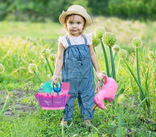 Load image into Gallery viewer, ROCA Home Kids Gardening Tools. Toys for Girls. Unicorn Gifts for Girls. Kids Gardening Gloves and Unicorn Watering Can Garden Tools for Kids - Cute Unicorn Toy for Girls Unicorn Birthdays.
