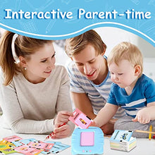 Load image into Gallery viewer, Talking Flash Cards Educational Toys - Talking Flashcards Learning Toys for Toddlers - Montessori Toys Flash Cards for Age 2 3 4 5 6 - Blue
