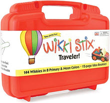 Load image into Gallery viewer, WikkiStix Traveler Playset &amp; Made in USA Wikki Stix Reusable Wax and Yarn Sculpting Sticks in The Rainbow Pak Assortment of 24.
