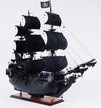 Load image into Gallery viewer, Old Modern Handicrafts Black Pearl Pirate Ship Wood Model
