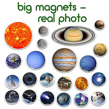 Load image into Gallery viewer, MAGDUM Solar System for Kids - Fridge Magnets for Toddlers - Planets for Kids Solar System Toys - 22 Magnetic Planet Kids Magnets - Refrigerator Magnets for Kids Magnetic Toys Toddler Toys Baby Toys
