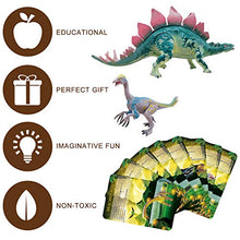 Load image into Gallery viewer, Myouth Dinosaur Figures Toy with info Card 8 Pack Realistic Jurassic Dino Set 5.1&quot;-9.4&quot; inch Action Figurines Playset for 3 4 5 6 Year&amp;Up Old Boys Girls
