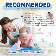 Load image into Gallery viewer, Airlab Tummy Time Baby Water Play Mat Inflatable Toy Mat for Infant &amp; Toddlers Activity Center for 3 6 9 Months Newborn Boy Girl BPA Free
