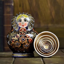 Load image into Gallery viewer, CMZ Russian Nesting Dolls 10pcs Handmade Wooden Russia Nesting Dolls,Matryoshka Nativity Figurines,Cute Indoor Manager Scene for Home Display Matryoshka Wooden Toys
