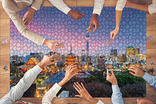 Load image into Gallery viewer, Wooden Puzzle 1000 Pieces View of Tokyo Skyline at Sunset Skylines and Pictures Jigsaw Puzzles for Children or Adults Educational Toys Decompression Game
