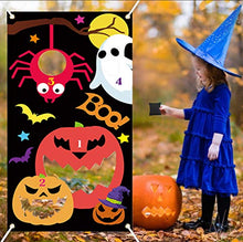Load image into Gallery viewer, Pumpkin Bean Bags Toss Game -- B bangcool Halloween Carnival Parties Games Outdoor Fun Acivities for Kids and Adults
