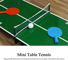 Load image into Gallery viewer, Collection of Indoor Ball Games, Billiards Games, Folding Table Tennis Tables, Parent-Child Entertainment Toys, Football Games Wooden Family Toys for Children,F

