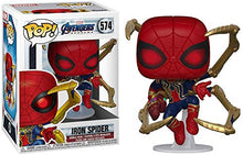 Load image into Gallery viewer, Funko Marvel: Avengers Endgame - Iron Spider with Nano Gauntlet Pop! Vinyl Figure (Includes Compatible Pop Box Protector Case)
