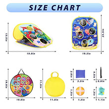 Load image into Gallery viewer, Lorfancy Kids Bean Bag Toss Game Dinosaur Outdoor Games Boys Girls Corn Hole Game Foldable Double Sided Outside Toys Family Party Supplies Birthday Gifts

