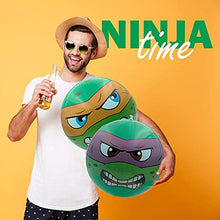 Load image into Gallery viewer, NINOSTAR 4 Turtles Inflatable Play Ball Set, 14&quot; Indoor and Outdoor Play Ball, Great for Room and Party Decoration
