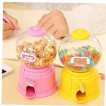 Load image into Gallery viewer, Ayrsjcl Cute Sweet Mini Candy Machine Kids Bubble Gumball Dispenser Toy Children Coin Bank Birthday Gift for Boys Girls Yellow
