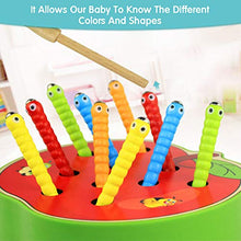 Load image into Gallery viewer, Capture Worm Magnetic Wooden Toy Kid Educational Intelligence Development Toys Strawberry Magnetic Wooden Toy (#2)
