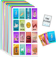 Load image into Gallery viewer, Bible Loteria Game - Bingo - Christian Bingo - Easy Family-Friendly Party Games - Religious - Card Games for Adults, Teens &amp; Kids - Christian Loteria Games - Mexican Bingo - 2-10 Players
