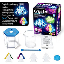 Load image into Gallery viewer, kekafu Crystal Growing Science Kit- Crystal Science Kits Blue Color, Kid DIY Kit Science Experiments Educational Gift, Craft Stuff Toys for Teens Boys and Girls DIY Stem Projects Homeschool Geology
