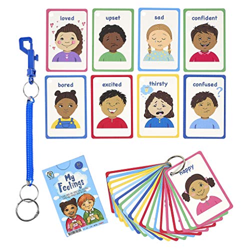 My Feelings Cards and Emotions Flash Cards for Special Needs, Autism as Cue Cards, Aiding with Empathy and Social Skills, Also a Great Tool for SENCO