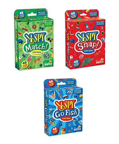 I Spy Card Games Bundle  I Spy Match! + I Spy Snap! + I Spy Go Fish!  Bundle of 3 Games
