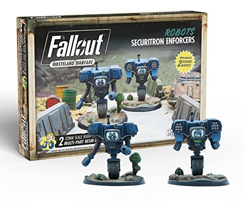 Modiphius Fallout - Wasteland Warfare - Robots Securitron Enforcers,Various