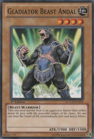YU-GI-OH! - Gladiator Beast Andal (LCGX-EN223) - Legendary Collection 2 - 1st Edition - Common