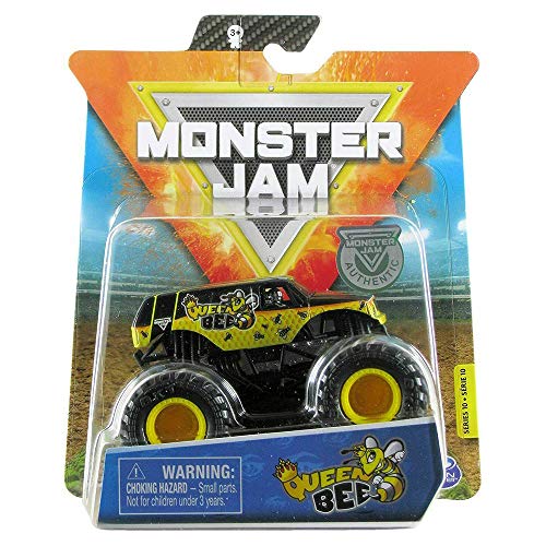 Monster Jam, Official Queen Bee Truck, Die-Cast Vehicle, Danger Divas Series, 1:64 Scale