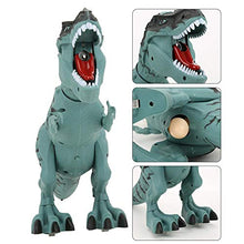 Load image into Gallery viewer, WNSC Animal Model, Dinosaur Toy, Eye Glow for Kids Baby(Spray Egg Laying Dinosaur (Blue))
