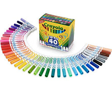 Load image into Gallery viewer, Crayola Ultra Clean Washable Broad Line Markers, 40 Classic Colors, Stocking Stuffers for Kids
