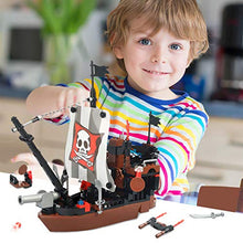 Load image into Gallery viewer, BRICK STORY Pirate Ship Building Set Toy Boats and Ships Construction Toy Xmas Gifts Boys Present for 6-12 Year Old, 167pcs
