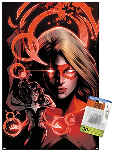 Marvel Comics - Scarlet Witch - Star #2 Wall Poster with Push Pins