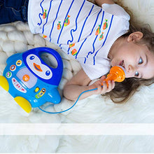 Load image into Gallery viewer, Penguin Karaoke Buddy - Toy with Microphone, Music Player with Preset Melodies and Echo Effect. for Kids Ages 18 Months Up. Play Karaoke Machine for Toddlers.
