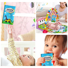 Load image into Gallery viewer, UMESONG Soft Baby Cloth Books, Touch and Feel Crinkle Books for Infants Babies, Safe Toddler Early Development Interactive Stroller Toys, Baby Girl Boy Gift 0-12 Months, 1-3 Years Old
