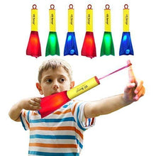 Load image into Gallery viewer, Us Sense 6 Pack Led Foam Finger Rockets Glowing Flying Toys For Boys Girls Birthday Party Favors, Fu

