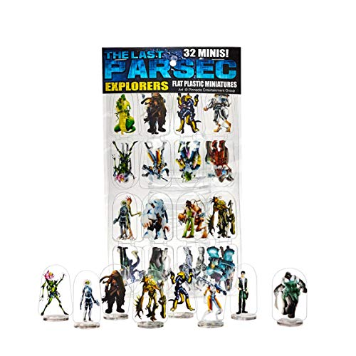 Arcknight Flat Plastic Miniatures (Last Parsec Explorers Horde)