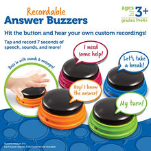 Load image into Gallery viewer, Learning Resources Recordable Answer Buzzers, Personalized Sound Buzzers, Talking Button, Set of 4, Easter Gits for Kids, Ages 3+
