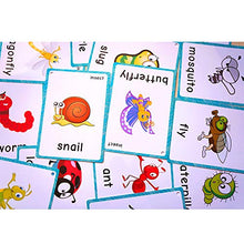Load image into Gallery viewer, Set of Adjective&amp;Antonym and Insect Flash Cards for Toddlers |Kids Learning Flashcard &amp; Montessori Pocket Cards Toys | Perfect for Pre-K Decor Background Wall Stickers, Teacher/Autism Therapists Tools
