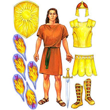 Load image into Gallery viewer, Armor of God Felt Set for Flannel Boards- 19&quot; Figure + Lesson Guide- Precut
