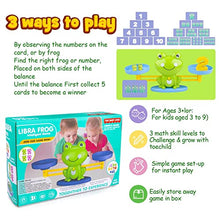 Load image into Gallery viewer, INPHER Frog Balance Math Game, Preschool Learning Activities Educational Toys for 3 4 5 6 7 Year Old Kids Kindergarten Toddler Cool Learning Games STEM Montessori Number Counting Toy
