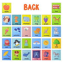 Load image into Gallery viewer, AUVCAS VNOM Soft Baby Alphabet Cards 26 Letters Learning Flash Cards with Cloth Bag,Early Educational Toy for Kids Toddlers Babies Infants
