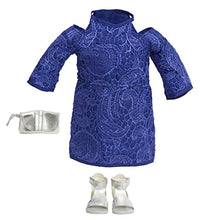 Load image into Gallery viewer, Journey Girls 18&quot; Doll - Ilee - Amazon Exclusive, by Just Play with Journey Girls 18-Inch Doll Fashion Outfit Set Dark Blue Lace Dress with Shoes and Purse, Amazon Exclusive, by Just Play
