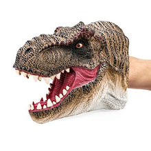 Load image into Gallery viewer, Gemini&amp;Genius Tyrannosaurus &amp; Shark Hand Puppets Dinosaur and Marine Animal World Action Figure Set Funny &amp; Scared Head Hand Puppets for Home, Stage and Class Role Play Toys
